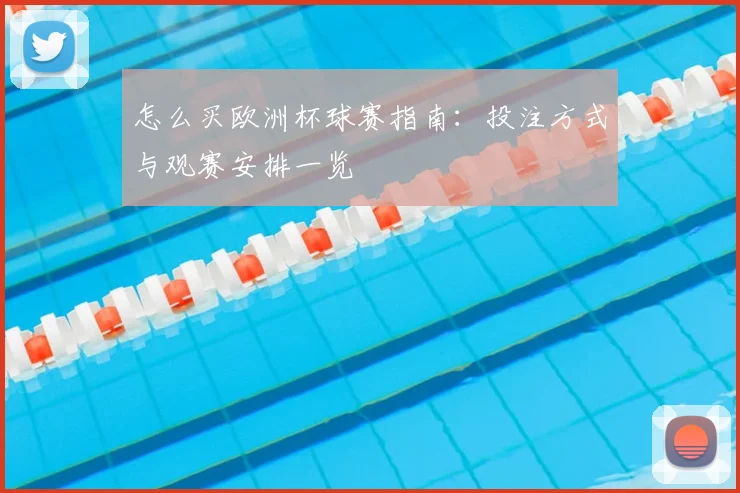 怎么买欧洲杯球赛指南:投注方式与观赛安排一览